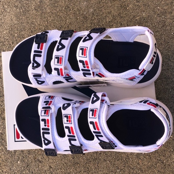 fila platform sandals